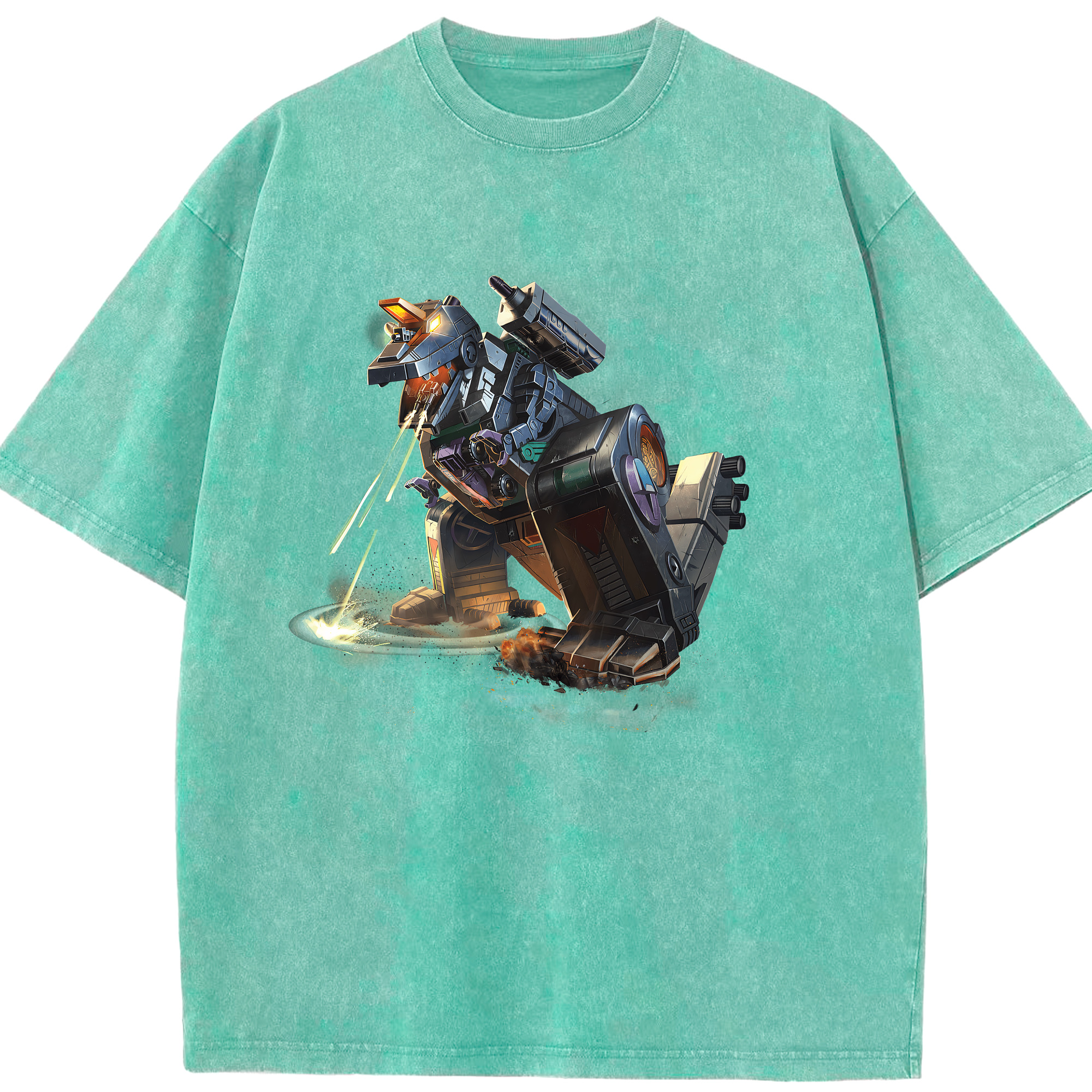 （画像用） Transformers トランスフォーマー 綿100% ヴィンテージ風 半袖Tシャツ（フロントプリント）